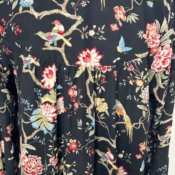 GP&J Baker x H&M Floral Button Down Boho Dress Size 8 - Picture 4 of 10